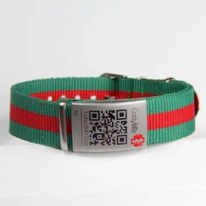 Bracciale QR Codylife Nato G-R Diabetes
